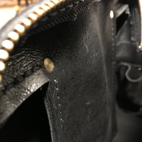 Shoulderbag 303. (Black/suede/kudu)Lot#138 サイトウ様オーダー出品
