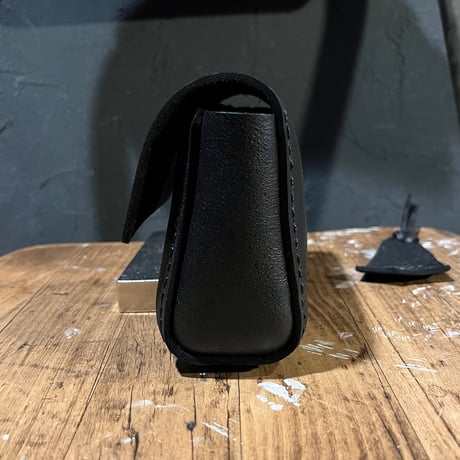 クラッチケースsmall(kudu/black)Lot#372 田中様オーダー出品