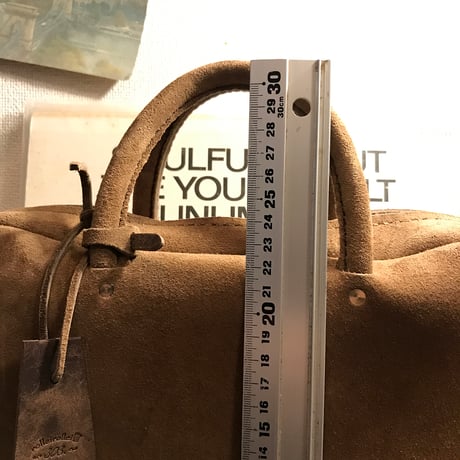 Handbag Square(kudu/stone/suede)#156/Oder