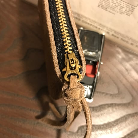 small pouch (kudu/suede/stone)#157