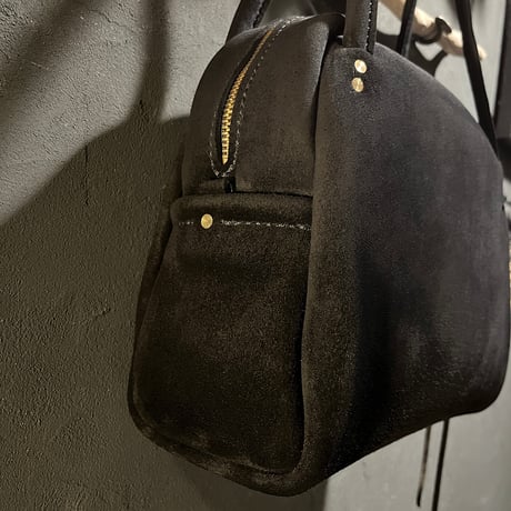 Hand/Shoulderbag(Black/suede/kudu)Lot#378 家島様オーダー出品