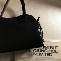 Handbag 303. mini (Black/suede/kudu)Lot#120 エハラ様オーダー出品