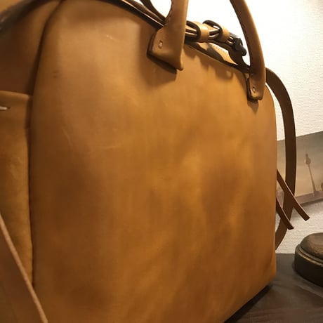 Shoulderbag 303.(山吹色/サッビア)Lot#102/iPhone SEレザーケース(山吹色/サッビア)Lot#103