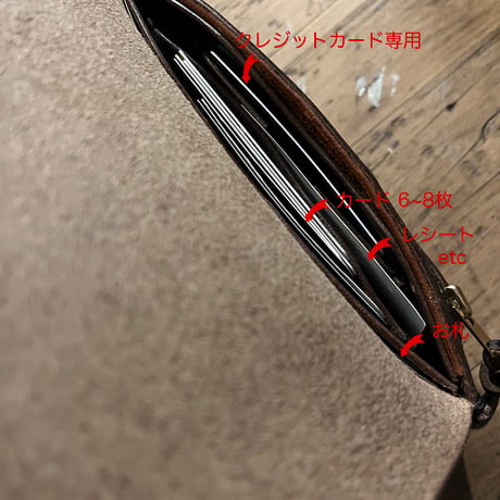 クロムエクセル長財布 (Chromexcel/black/Horween)Lot#369