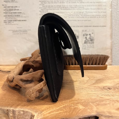 kudu革長財布　Long Wallet (black/suede/kudu)Lot#294