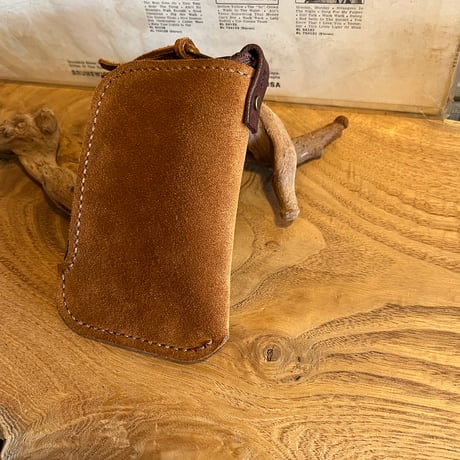 スマートキーケース(autumn spice/suede/kudu)Lot#307 小野様オーダー出品