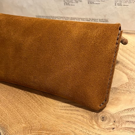 kudu革長財布　Long Wallet (autumn spice/suede/kudu)Lot#264