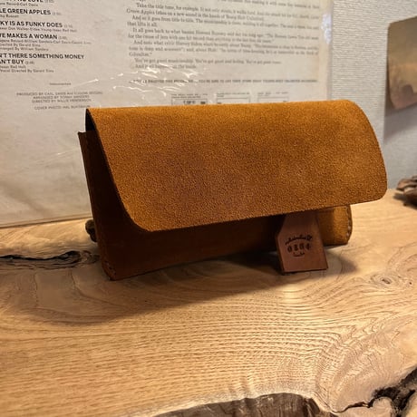kudu革長財布　Long Wallet (autumn spice/suede/kudu)Lot#284
