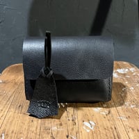 クラッチケースsmall(kudu/black)Lot#372 田中様オーダー出品