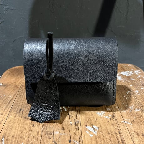 クラッチケースsmall(kudu/black)Lot#372 田中様オーダー出品