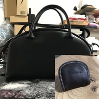 ハンドバック（黒）Lot#050-001／小銭入れ Coin purse-Lot#004