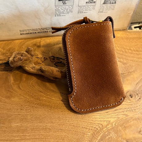 スマートキーケース(autumn spice/suede/kudu)Lot#307 小野様オーダー出品