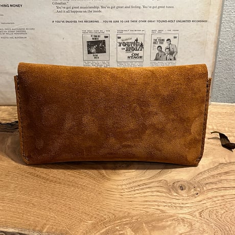 kudu革長財布　Long Wallet (autumn spice/suede/kudu)Lot#271