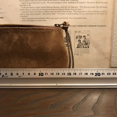 middle pouch (kudu/suede/stone)#158/Oder