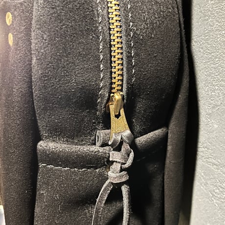 Hand/Shoulderbag(Black/suede/kudu)Lot#378 家島様オーダー出品