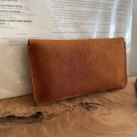 kudu革長財布　Long Wallet (autumn spice/suede/kudu)Lot#318/Lot#352set
