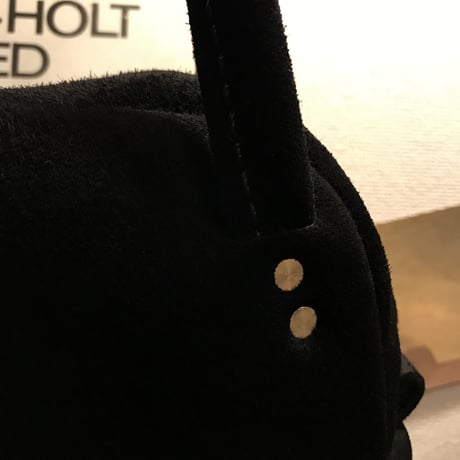 Shoulderbag (Black/suede/kudu)Lot#143