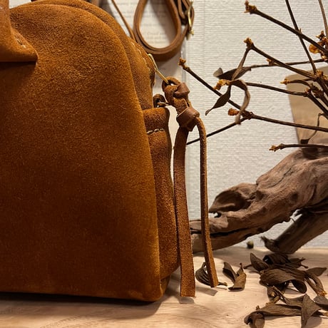 Handbag or Shoulderbag 2Way (autumn spice/suede/kudu)Lot#212 結衣様オーダー出品