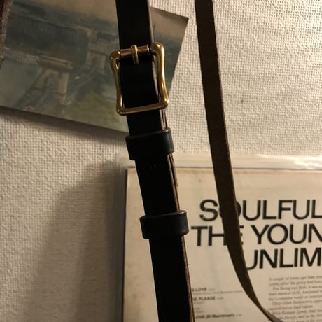 Shoulderbag 303. (Black/Chromexcel)Lot#114