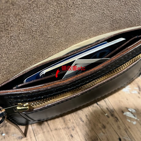 クロムエクセル長財布 (Chromexcel/black/Horween)Lot#369