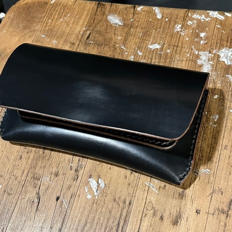 クロムエクセル長財布 Horweenスタンプ付き！(Chromexcel/black/Horween)Lot#319