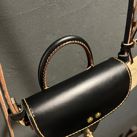 クロムエクセルレザー ポコッシュ Pocoche(Black/Chromexcel)Lot#387