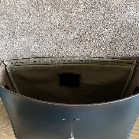 クロムエクセルレザー クラッチショルダーバッグ Clutch Shoulderbag(Black/Chromexcel)Lot#321