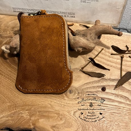 スマートキーケース(autumn spice/suede/kudu)Lot#290