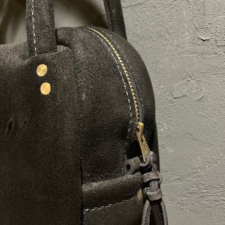 Hand/Shoulderbag(Black/suede/kudu)Lot#378 家島様オーダー出品