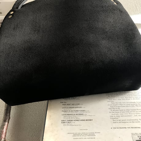 Shoulderbag (Black/suede/kudu)Lot#142 ハルカ様オーダー出品