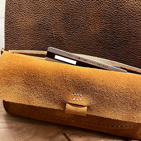 kudu革長財布　Long Wallet (autumn spice/suede/kudu)Lot#271