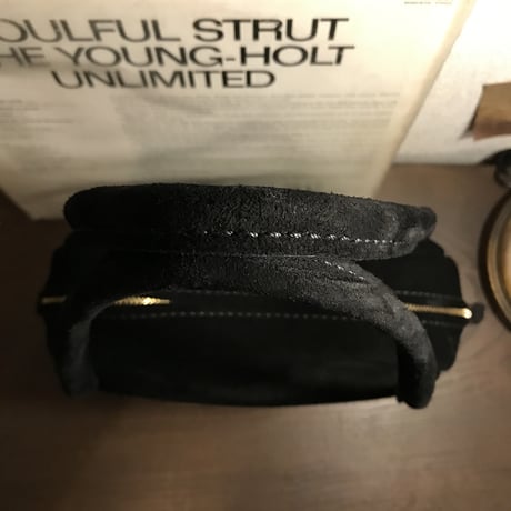 Shoulderbag (Black/suede/kudu)Lot#143