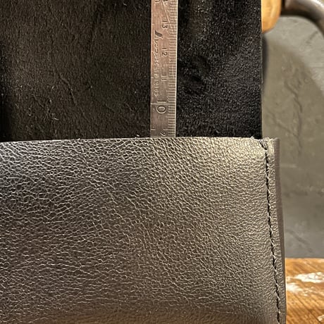 クラッチケースsmall(kudu/black)Lot#372 田中様オーダー出品