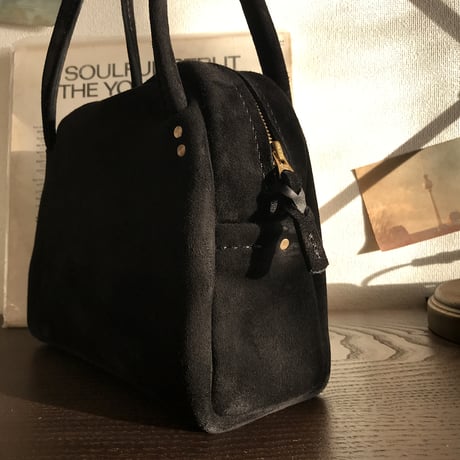 Shoulderbag (Black/suede/kudu)Lot#142 ハルカ様オーダー出品