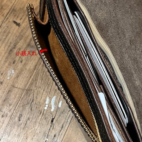 クロムエクセル長財布 Long Wallet(Chromexcel/black/Horween)Lot#370