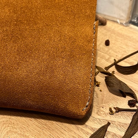 kudu革長財布　Long Wallet (autumn spice/suede/kudu)Lot#271