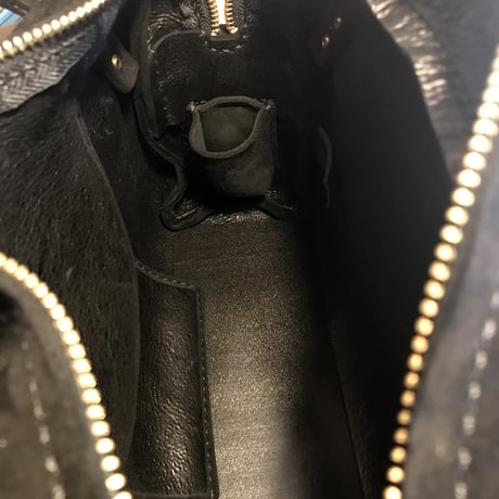Shoulderbag (Black/suede/kudu)Lot#139 アベ様オーダー出品