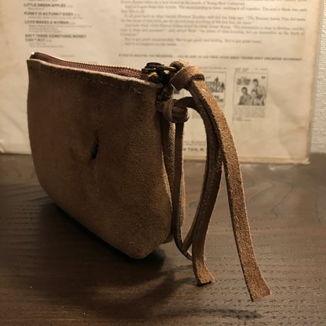 middle pouch (kudu/suede/stone)#158/Oder