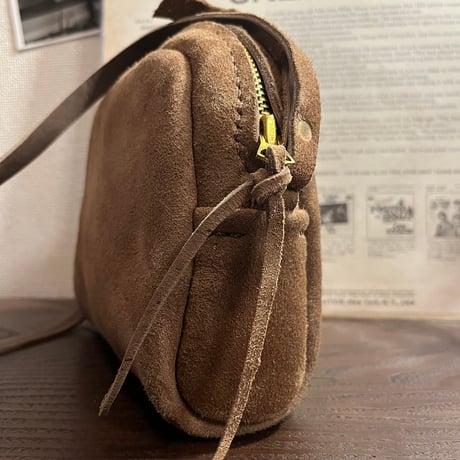 mini bag (stone/suede/kudu)Lot#173
