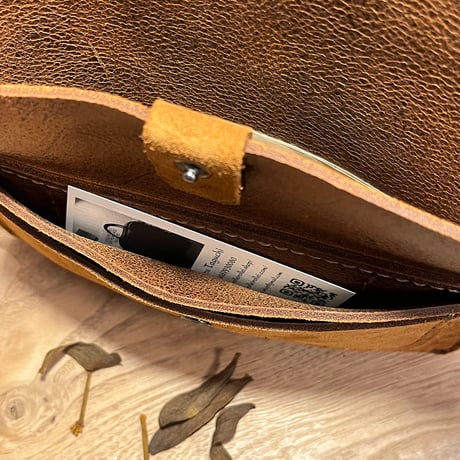 kudu革長財布　Long Wallet (autumn spice/suede/kudu)Lot#271