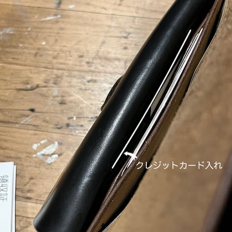 クロムエクセル長財布 Horweenスタンプ付き！(Chromexcel/black/Horween)Lot#319