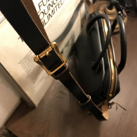 Shoulderbag 303. (Black/Chromexcel)Lot#114