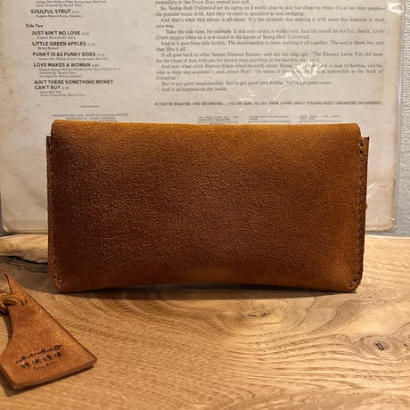 kudu革長財布　Long Wallet (autumn spice/suede/kudu)Lot#284