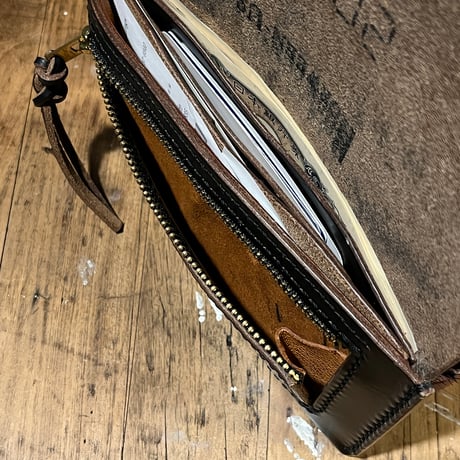 クロムエクセル長財布 Horweenスタンプ付き！(Chromexcel/black/Horween)Lot#373