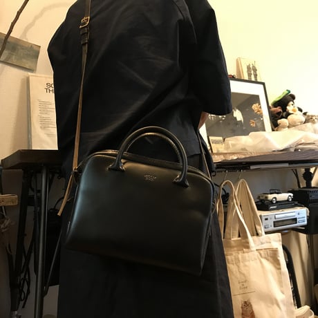 Shoulderbag 303. (Black/Chromexcel)Lot#113