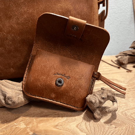 プエブロレザーバッグ　プエブロレザーハンドバッグ Handbag(Cognac/Pueblo)Lot#253