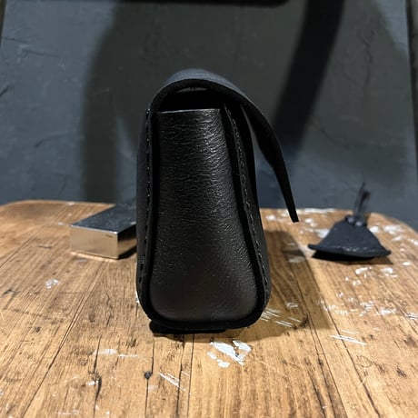 クラッチケースsmall(kudu/black)Lot#372 田中様オーダー出品