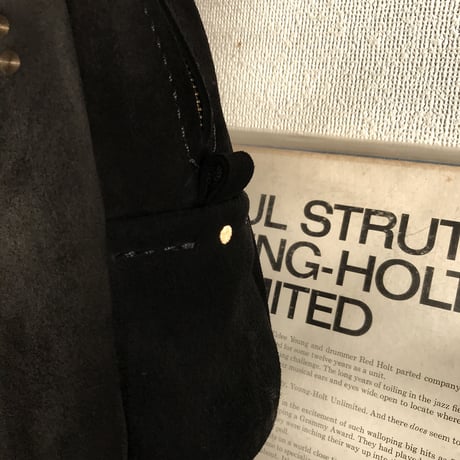 Shoulderbag (Black/suede/kudu)Lot#142 ハルカ様オーダー出品