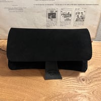 kudu革長財布　Long Wallet (black/suede/kudu)Lot#280