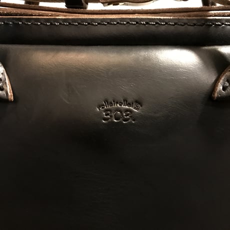 Shoulderbag 303. (Black/Chromexcel)Lot#114
